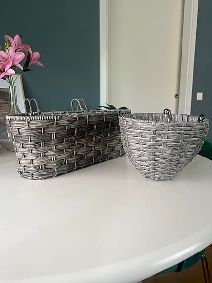 Blomlåda och ampel