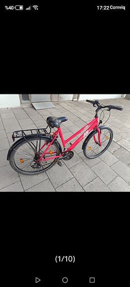 Damcykel tum26, 21vxl räm lås 2nykel fungerar som det ska