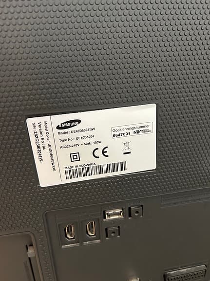 Samsung TV, 40 tums LED-TV