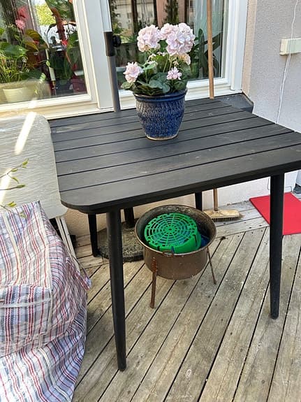 Trädgårdsbord