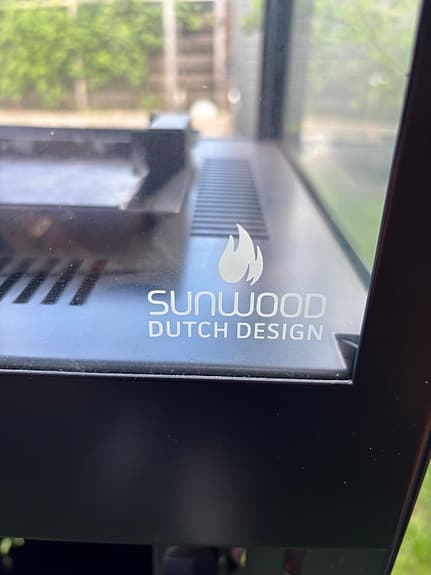 Sunwood Marino Original Uteplatseldstad – Matt Svart