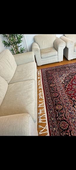 Soffgrupp från Mio – 2 sits soffa + 2 fåtöljer i gott skick