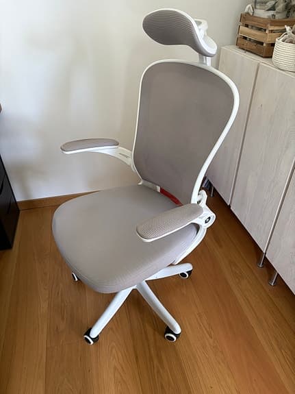Kontorstol vit