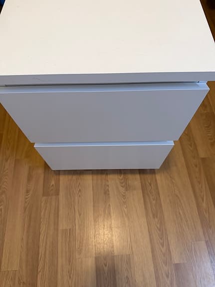 2 st IKEA MALM sängbord/byråer