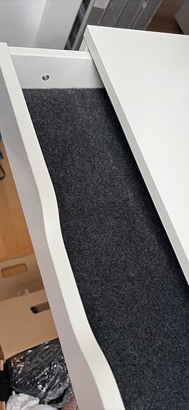 Ekby Ikea hylla med låda