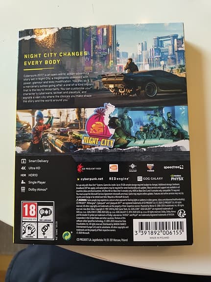 Cyberpunk 2077 Xbox One spel