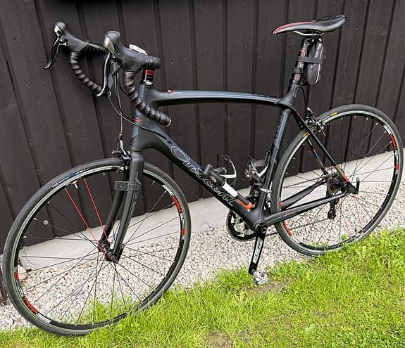 Crescent landsvägscykel 58cm 28" unisex svart