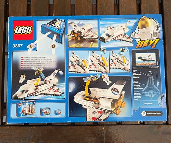 LEGO City rymdfärja rymdraket set