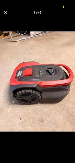 Meec Tools robotgräsklippare röd/svart