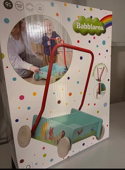 NY Babblarna Lära gå vagn GRATIS FRAKT