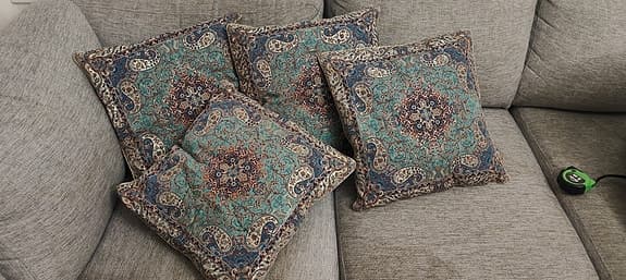 Persiska kuddfodral från Iran Termeh orientalisk handarbete nya