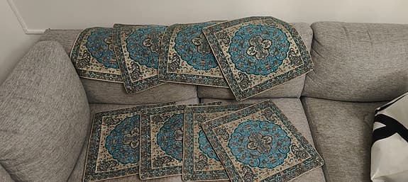 Persiska kuddfodral från Iran Termeh orientalisk handarbete nya