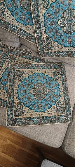Persiska kuddfodral från Iran Termeh orientalisk handarbete nya