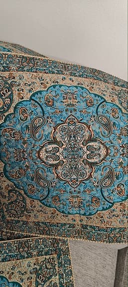 Persiska kuddfodral från Iran Termeh orientalisk handarbete nya