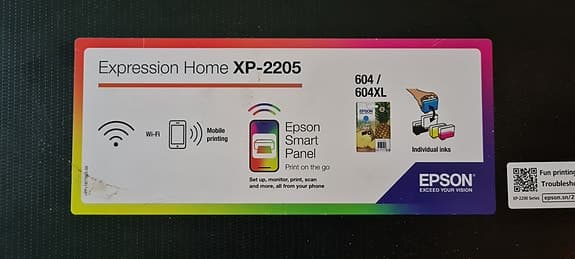 Epson Expression Home XP-2205 skrivare skanner svart