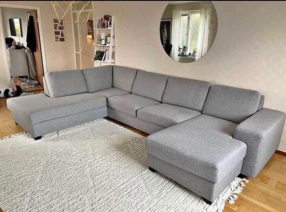 Grå divan soffa Mio Nevada fint skick