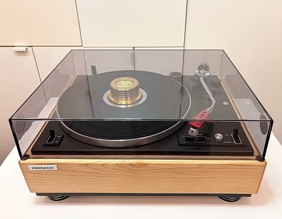 Pioneer PL-15D Skivspelare + Massiv Plint + Ny Audio-Technica pickup + Nål
