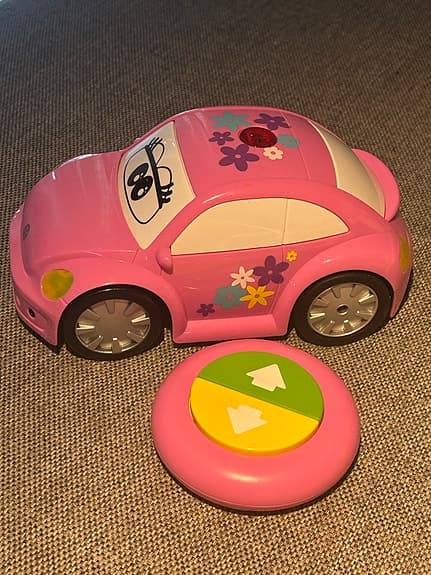 Batteridriven bil med fjärrkontroll