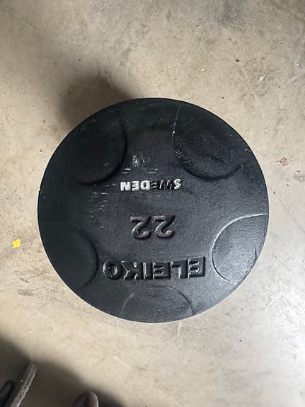 Eleiko hantel 22 kg