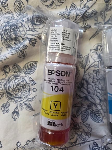 Epson 104 EcoTank bläck – Komplett set (CMYK) – Nytt & obrutet