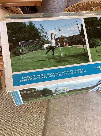 Open Goaaal fotbollsmål Large 4,8 X, 2,1 m