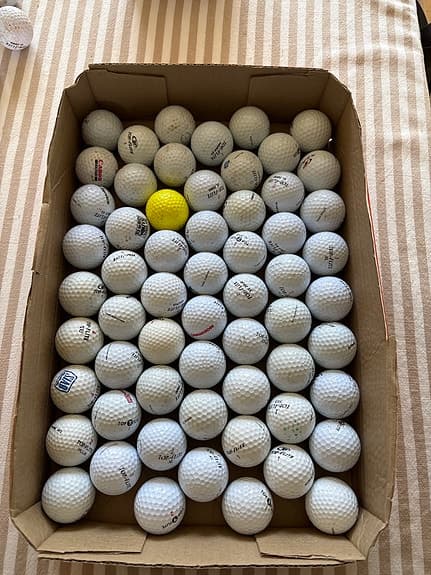 Golfbollar Topflite 60st