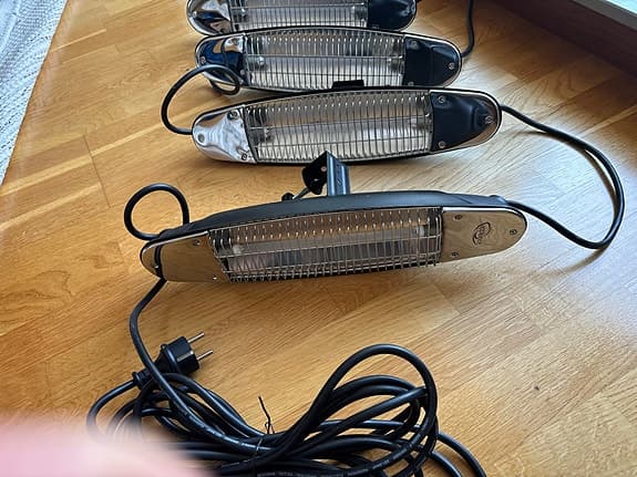 Parasoll infravärmare 2000W