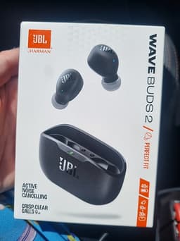 JBL Wave Buds 2 trådlösa in-ear hörlurar svart