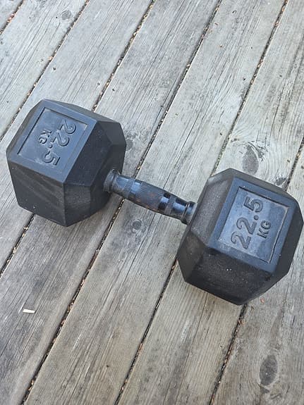 Reebok Hex Hantel 22,5 kg – Professionell kvalitet