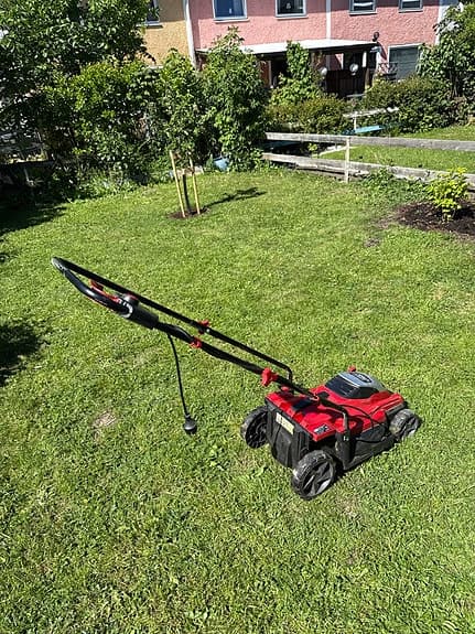 Meec tools gräsklippare röd
