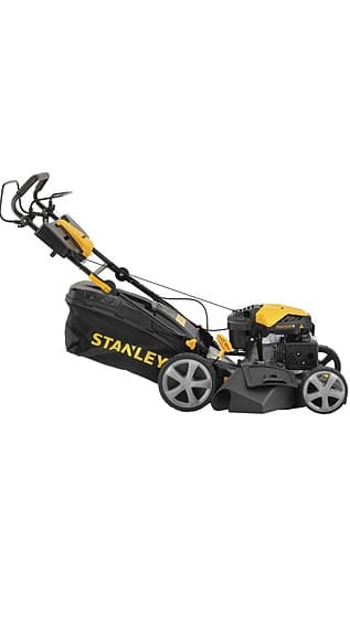 Stanley bensindriven gräsklippare svart/gul