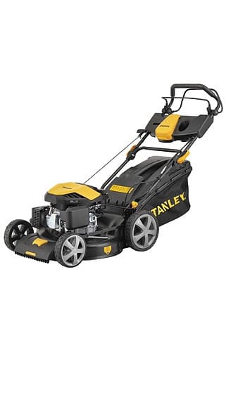 Stanley bensindriven gräsklippare svart/gul