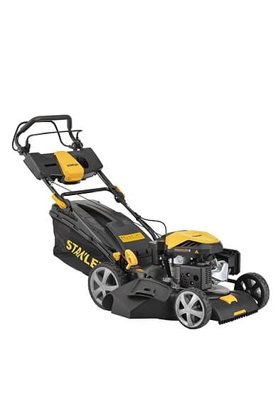 Stanley bensindriven gräsklippare svart/gul