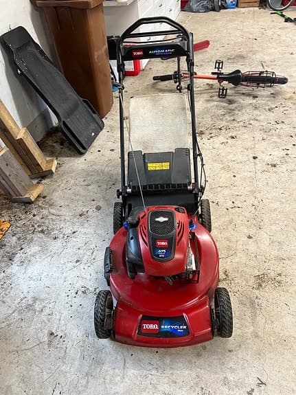 Toro Recycler 55 självgående gräsklippare med uppsamlare