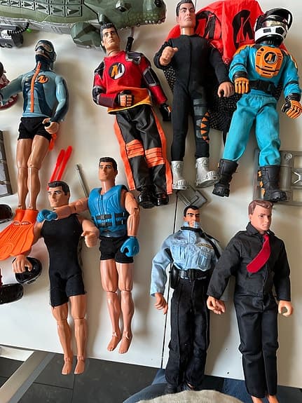 Action man med tillbehör