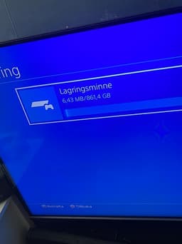 Sony Playstation 4 spelkonsol 861 GB