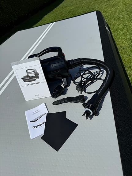 Gymplay Maxx+ airtrack grå/svart