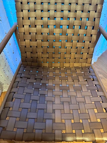 A pair of Mio armchairs