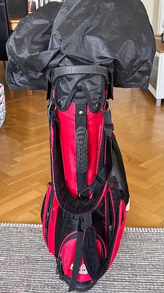 MKids Lite 45" golfset med bag röd/svart