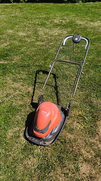 Flymo hovergräsklippare orange