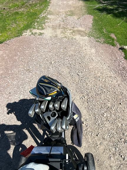 Golfklubbor med bag