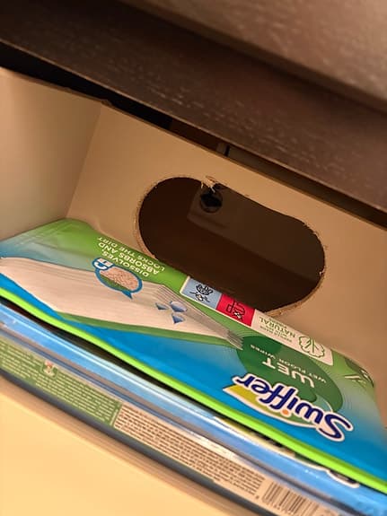 Ikea svartbrun Malm byrå 6 lådor