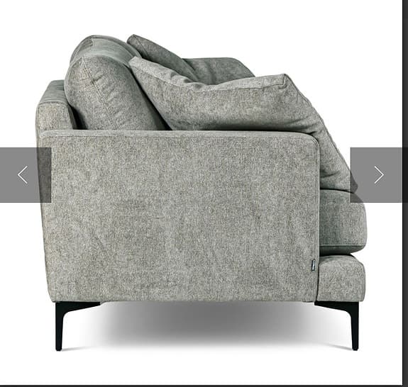 Nästan ny Bellus Boom divansoffa i  beige/grå tyg Diego