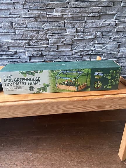 Grouw mini-växthus för pallkrage