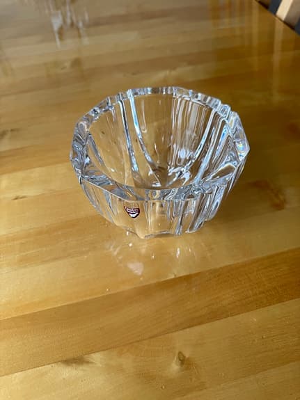 Orrefors skålar kristall