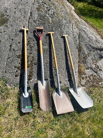Skyfflar och spade