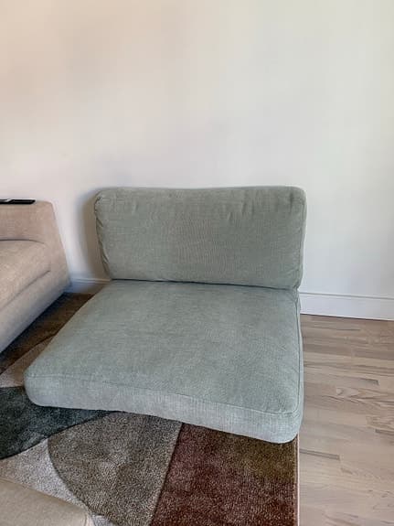Sweef: Soffkuddar pastelgröna, 100x20x88