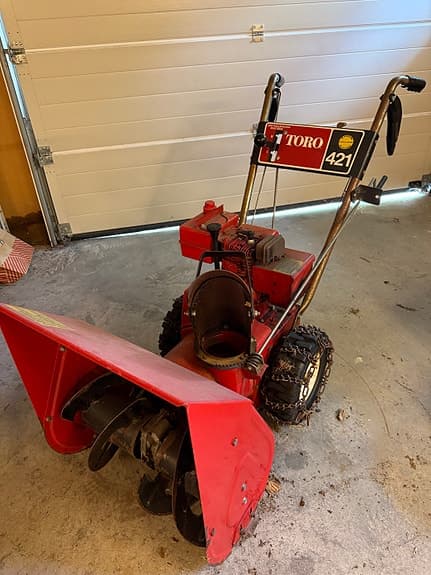 Toro 421 snöslunga röd