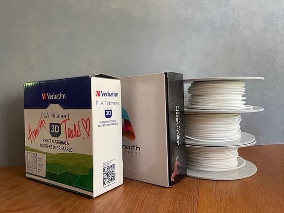 Verbatim PLA filament 3D-skrivare vit 2.85mm