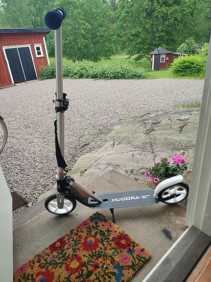HUDORA Scooter – Högkvalitativ sparkcykel i aluminium